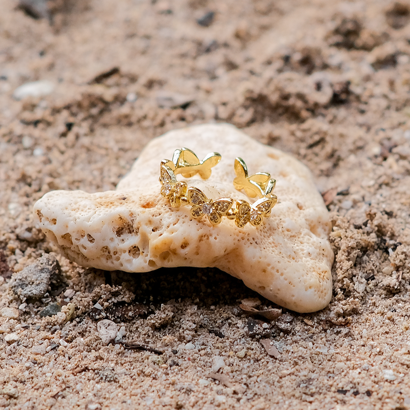 Colleen Fjäril Guld Ring