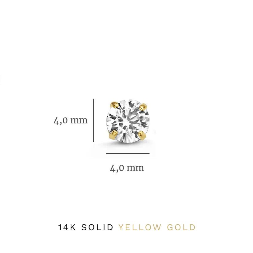 Larmes de Lune Sten Örhängen Set | Guld