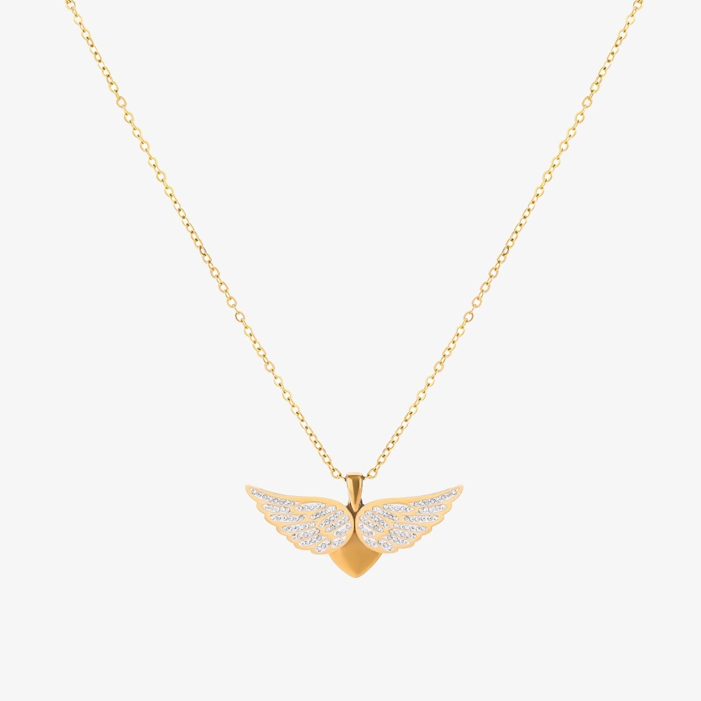 Soaring Ängel Wings Halsband | Guld