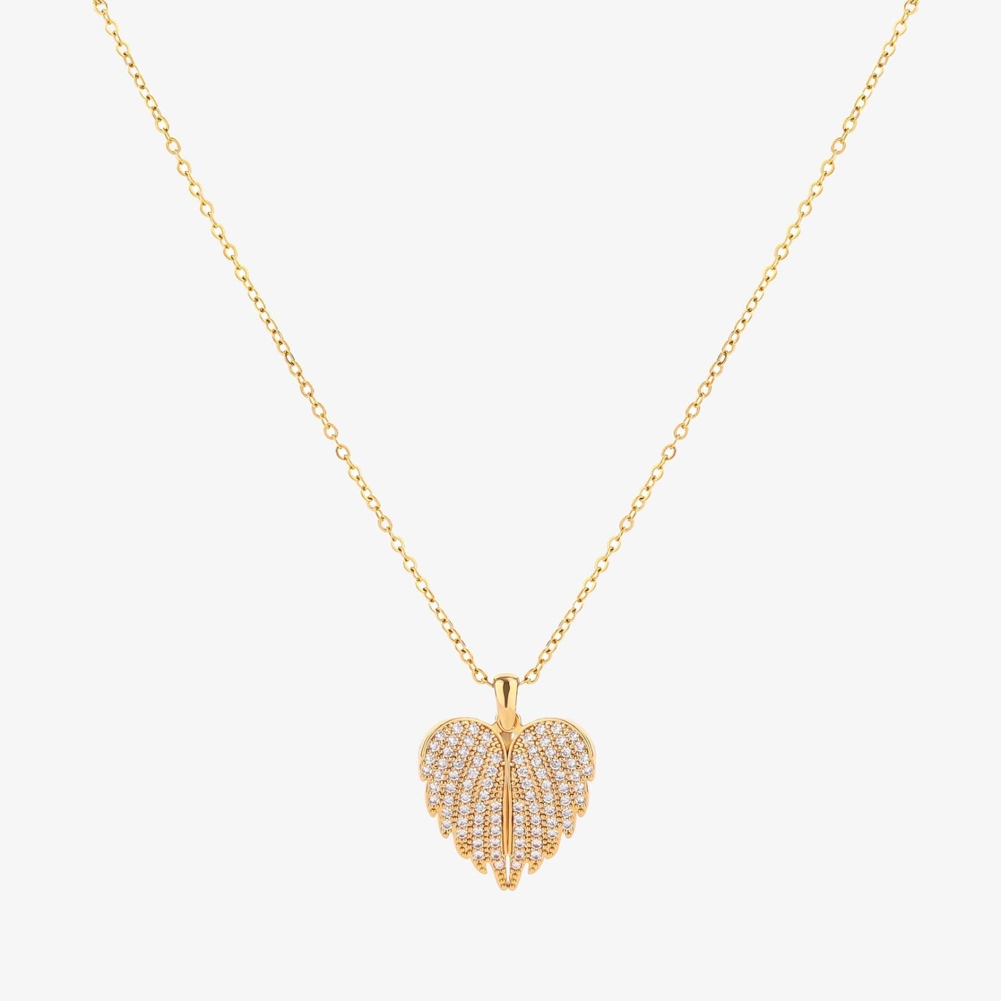 Ängel Wings Halsband | Guld