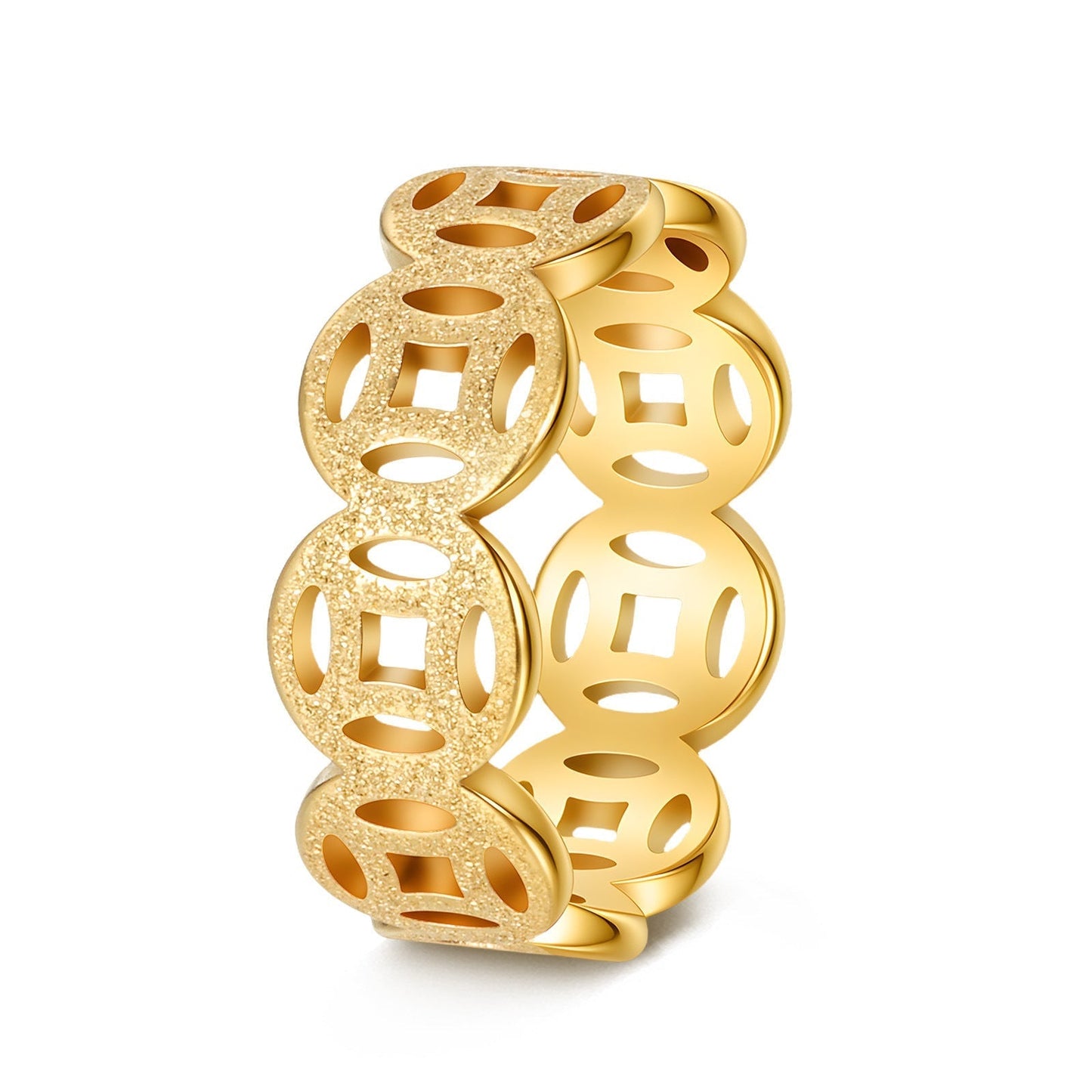 Ella Klassisk Pattern Ring | Guld