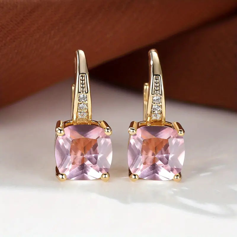 Mystic Safir Sten Creoler | Guld