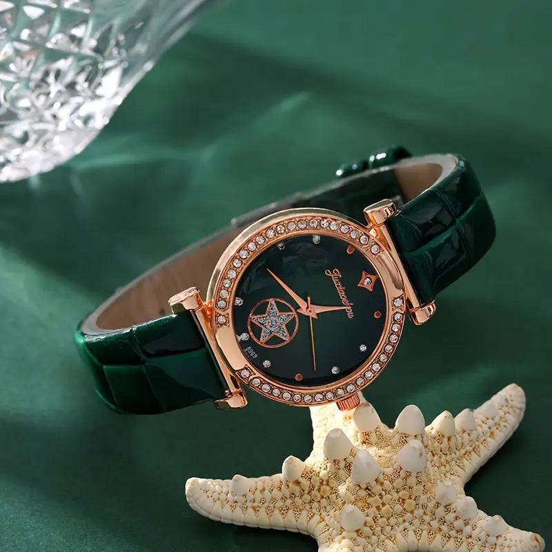 Verdantra Timecourt Smycke Set | Guld