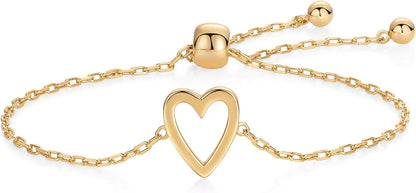 Radiant Hjärta Armband | Guld