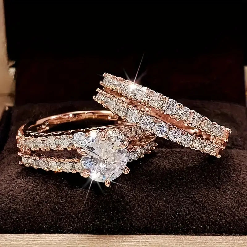 Eternal Radiance Ring Set | Guld