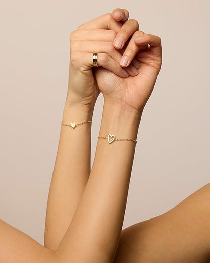 Radiant Hjärta Armband | Guld
