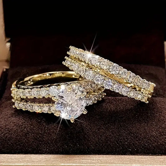 Eternal Radiance Ring Set | Guld