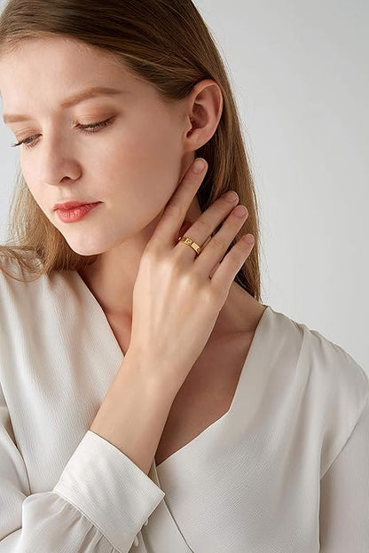 Promise Band Ring | Guld
