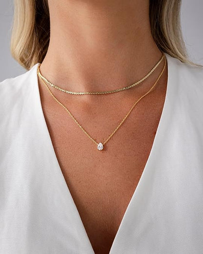 Halo Lagrad Halsband | Guld