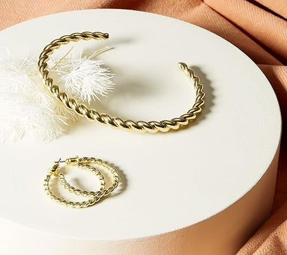 Tvinnad Armband | Guld