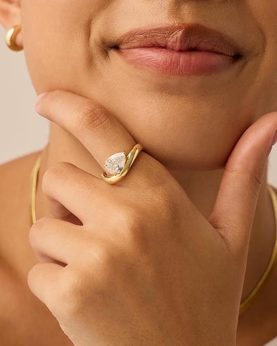 Wavy Promise Ring | Guld