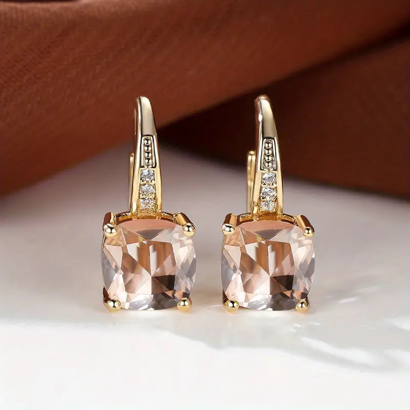 Mystic Safir Sten Creoler | Guld