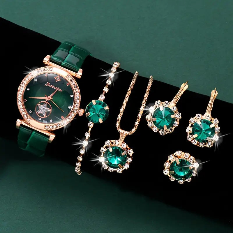 Verdantra Timecourt Smycke Set | Guld