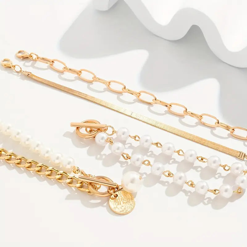 Premium Lagrad Pärlarmband Set
