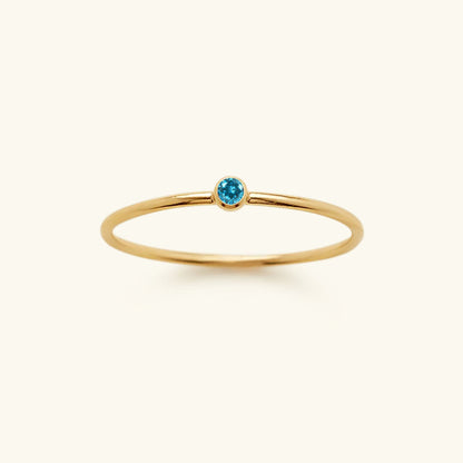 Amelia Månadssten Stapelbar Ring