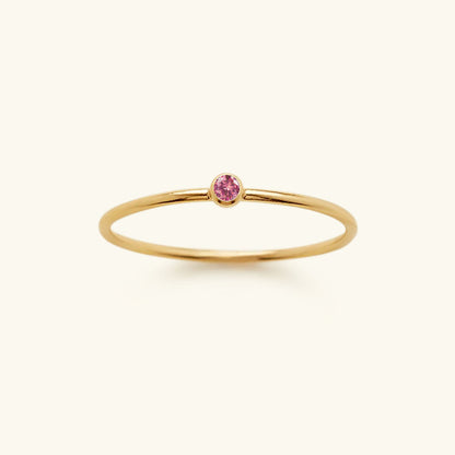 Amelia Månadssten Stapelbar Ring