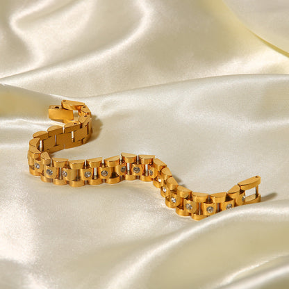Guld Watchband Armband