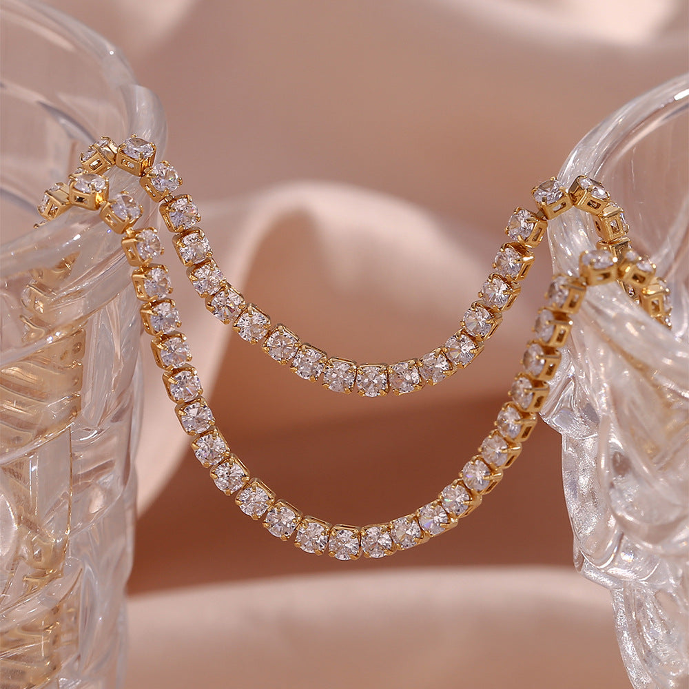 Isolde Diamant Tennishalsband