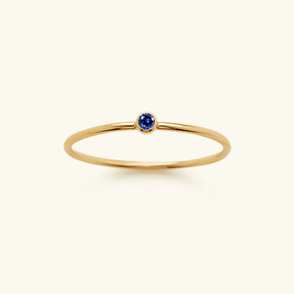 Amelia Månadssten Stapelbar Ring