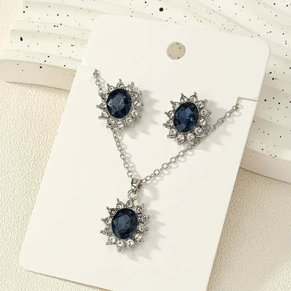 Katya Azuryn Smycke Set | Vitguld