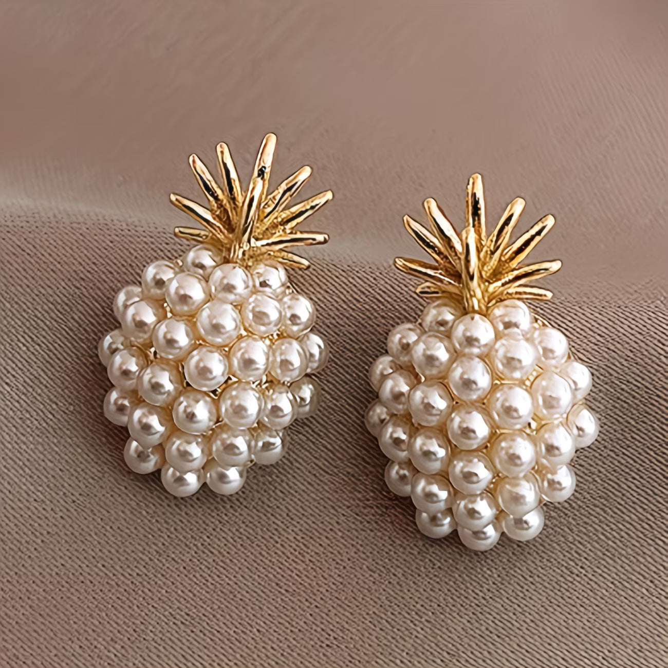 Pärl Pineapple Örhängen