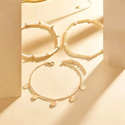 Coastal Berlock 3-Piece Lagrad Fotlänk Set | Guld