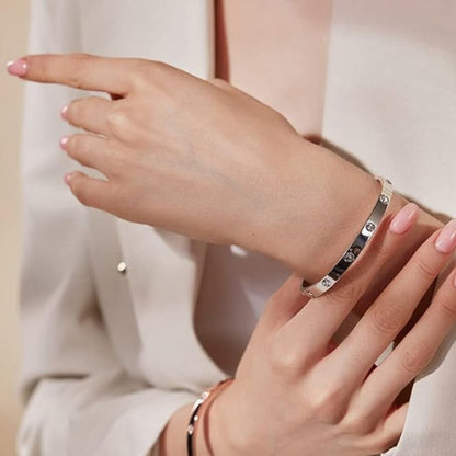 Evighet Länk Armband Diamant