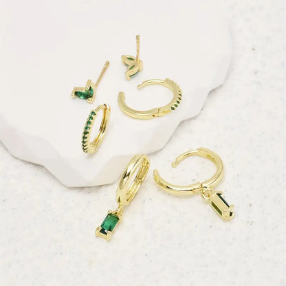 Fiorenza Viridelle Örhängen Set | Guld