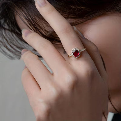 Empress Röd Ring | Guld
