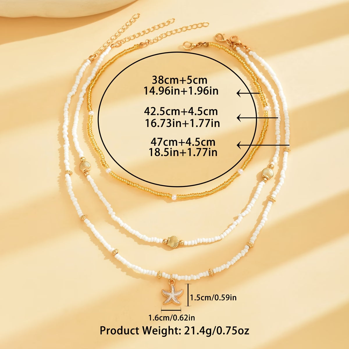 Den Coastal Layers Halsband Set