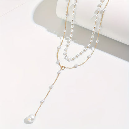 Den Graduated Pärl Strand Halsband
