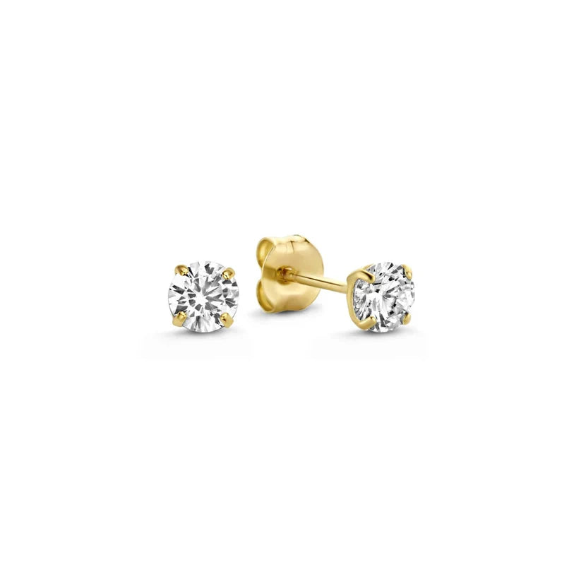 Dara Brillane Sten Örhängen Set | Guld