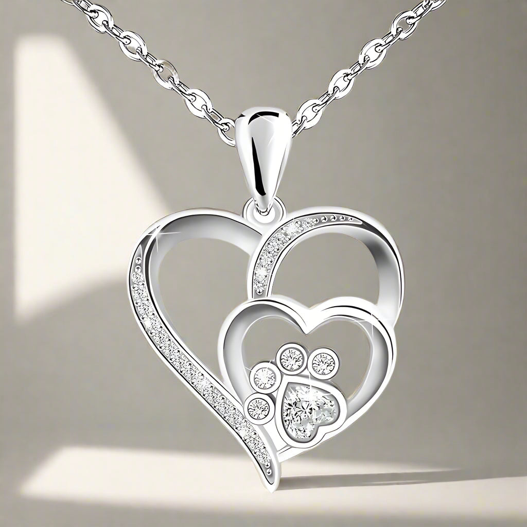 Inolt™ | Tass & Hjärthalsband i Silver