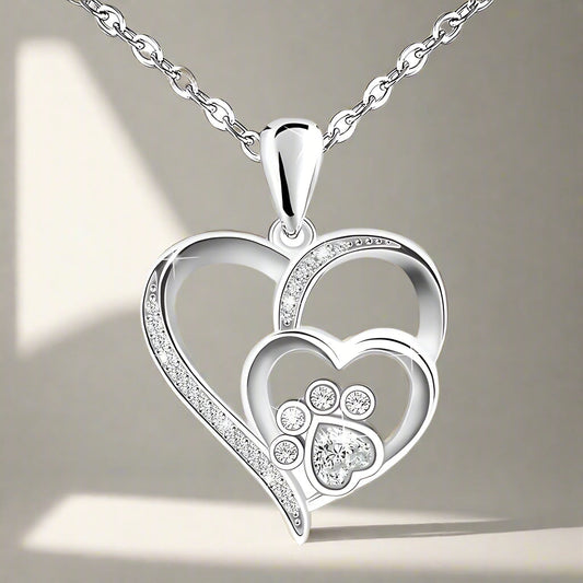 Inolt™ | Tass & Hjärthalsband i Silver
